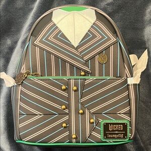 Loungefly Men's Wicked Mini Backpack in Brown, Green, Light Blue